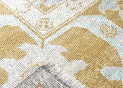 Vintage Turkish Oushak Rug 117 x 159 