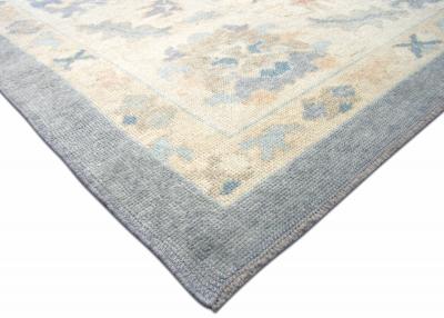 Vintage Turkish Oushak Rug 12 x 16