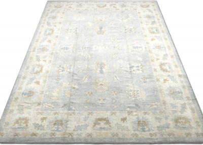 Vintage Turkish Oushak Rug 12 x 1610 