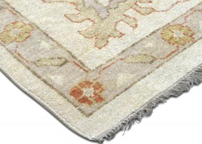 Vintage Turkish Oushak Rug 12 x 177 