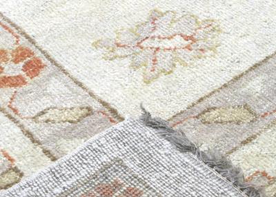 Vintage Turkish Oushak Rug 12 x 177 