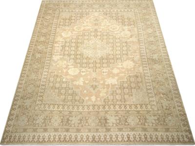 Vintage Turkish Oushak Rug 123 x 157 