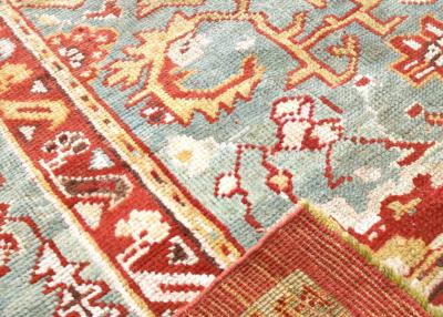 Vintage Turkish Oushak Rug 1310 x 154 