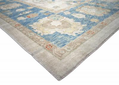 Vintage Turkish Oushak Rug 137 x 20