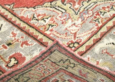 Vintage Turkish Oushak Rug 410 x 112 