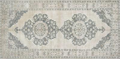 Vintage Turkish Oushak Rug 411 x 10
