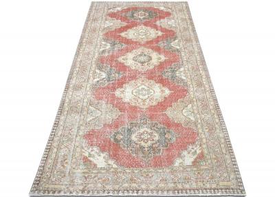 Vintage Turkish Oushak Rug 411 x 129 