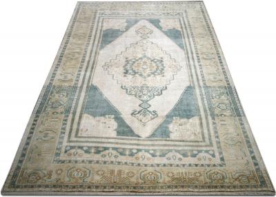 Vintage Turkish Oushak Rug 411 x 78 