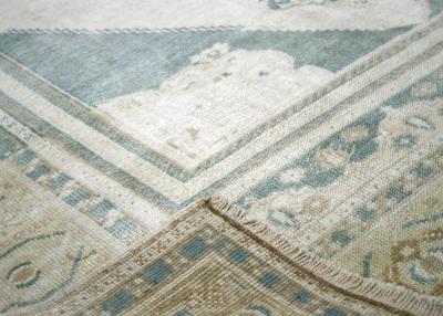 Vintage Turkish Oushak Rug 411 x 78 