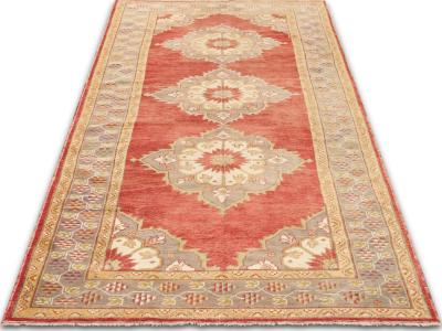 Vintage Turkish Oushak Rug 46 x 11