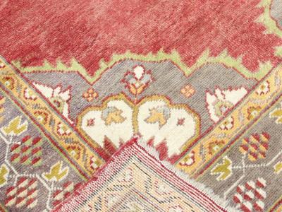 Vintage Turkish Oushak Rug 46 x 11