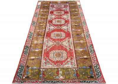 Vintage Turkish Oushak Rug 46 x 114 