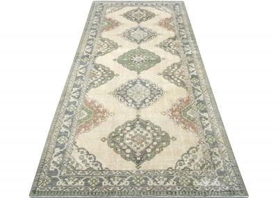 Vintage Turkish Oushak Rug 48 x 126 