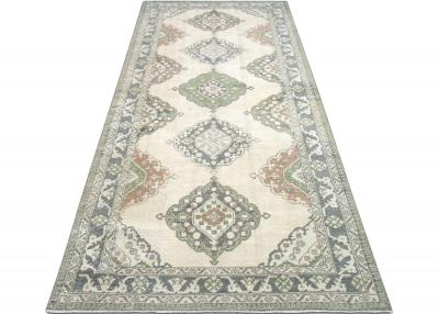 Vintage Turkish Oushak Rug 48 x 126 