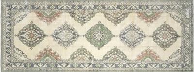 Vintage Turkish Oushak Rug 48 x 126 