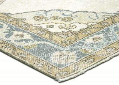 Vintage Turkish Oushak Rug 49 x 127 