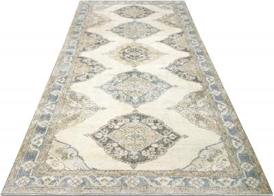 Vintage Turkish Oushak Rug 49 x 127 