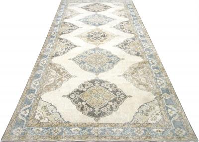 Vintage Turkish Oushak Rug 49 x 127 