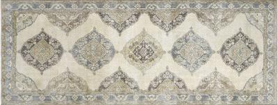 Vintage Turkish Oushak Rug 49 x 127 