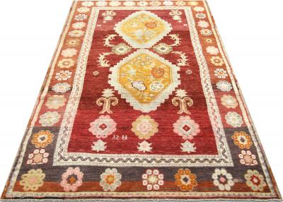 Vintage Turkish Oushak Rug 51 x 96 