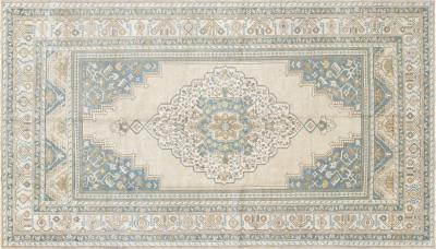 Vintage Turkish Oushak Rug 52 x 91 