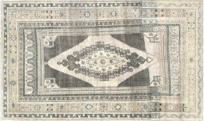 Vintage Turkish Oushak Rug 54 x 9