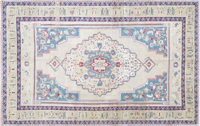 Vintage Turkish Oushak Rug 57 x 811 