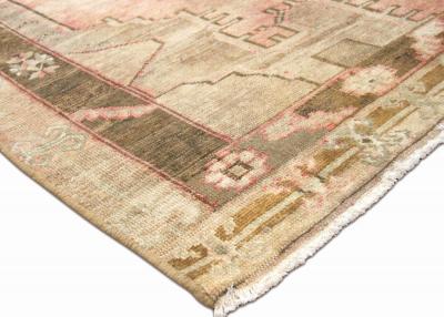 Vintage Turkish Oushak Rug 61 x 157 