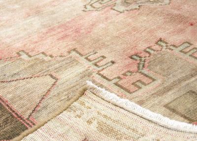 Vintage Turkish Oushak Rug 61 x 157 