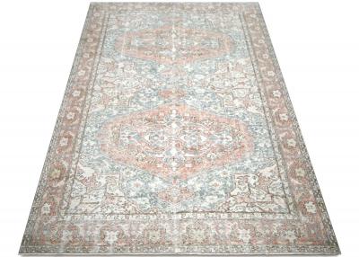 Vintage Turkish Oushak Rug 62 x 111 