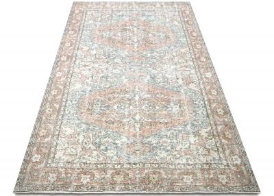 Vintage Turkish Oushak Rug 62 x 111 