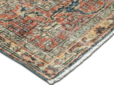 Vintage Turkish Oushak Rug 63 x 91