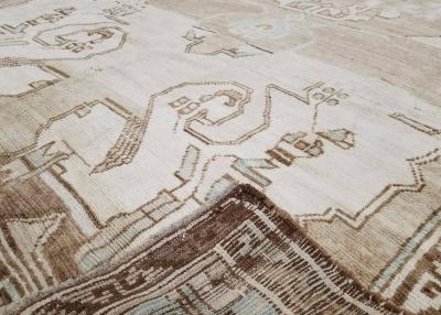 Vintage Turkish Oushak Rug 68 x 133 