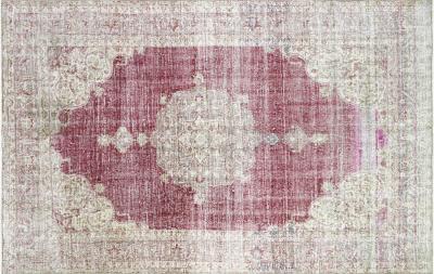 Vintage Turkish Oushak Rug 69 x 107 