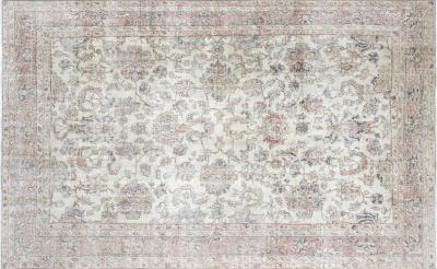 Vintage Turkish Oushak Rug 7 x 114 