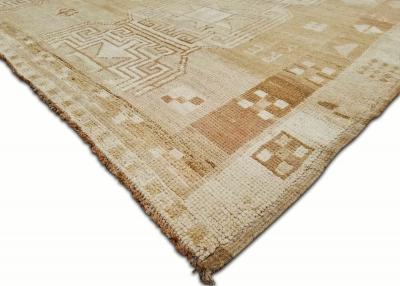 Vintage Turkish Oushak Rug 75 x 131 