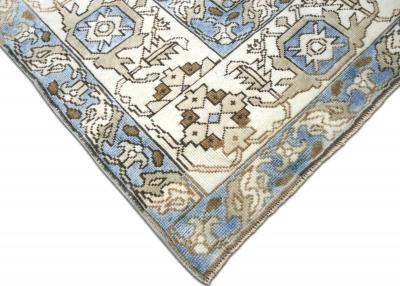 Vintage Turkish Oushak Rug 76 x 119 