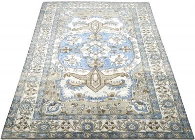 Vintage Turkish Oushak Rug 76 x 119 