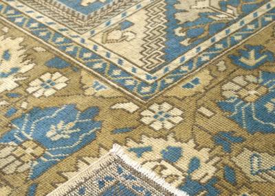 Vintage Turkish Oushak Rug 76 x 13