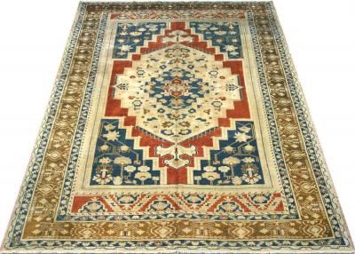 Vintage Turkish Oushak Rug 77 x 11