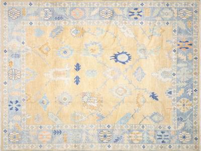 Vintage Turkish Oushak Rug 811 x 119 