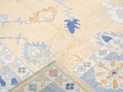 Vintage Turkish Oushak Rug 811 x 119