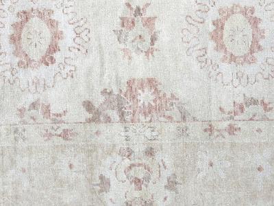 Vintage Turkish Oushak Rug 88 x 11