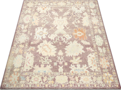 Vintage Turkish Oushak Rug 9 x 113