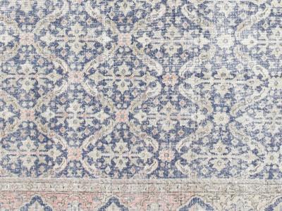 Vintage Turkish Oushak Rug 93 x 99