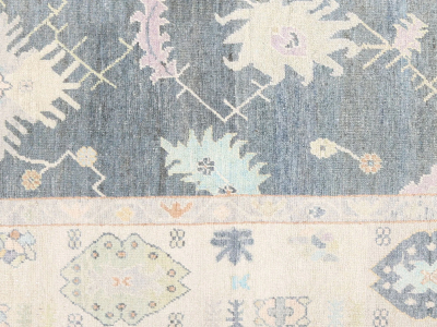 Vintage Turkish Oushak Rug 97 x 146