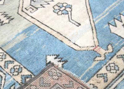 Vintage Turkish Oushak Rug 99 x 125 