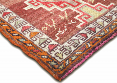 Vintage Turkish Oushak Runner 210 x 1210 