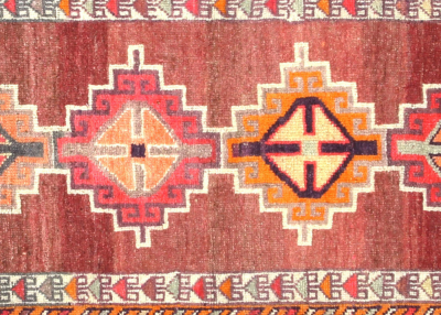 Vintage Turkish Oushak Runner 210 x 1210 