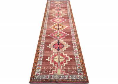 Vintage Turkish Oushak Runner 210 x 1210 